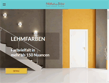 Tablet Screenshot of natur-am-bau.de